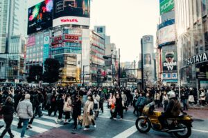 渋谷109の賑わい